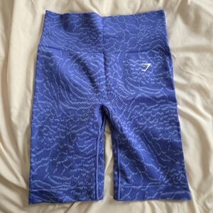 Gymshark Adapt Animal Seamless Cycling Shorts - Court Blue